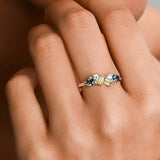 Lime & Berry Cluster Ring