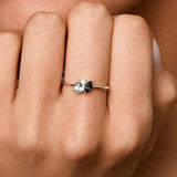 Gemstone Triplet Cluster Ring II