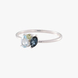 Gemstone Triplet Cluster Ring II
