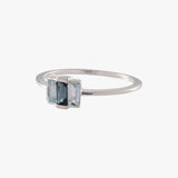 Blue Topaz Haze Ring