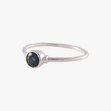 Round 5mm London Blue Topaz Ring