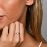 Round 5mm Peridot Ring