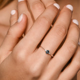 Oval London Blue Topaz Ring