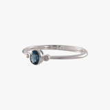 Oval London Blue Topaz Ring