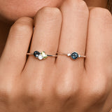 Baguette London Blue Topaz Ring