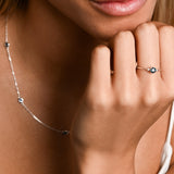 Round London Blue Topaz Ring