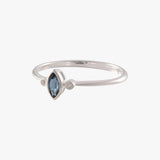 Marquise London Blue Topaz Ring