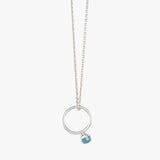 Birthstone Mini Ring Necklace