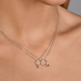 Birthstone Mini Ring Necklace