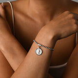 Stretchy Threepence Bracelet (4mm)