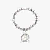 Stretchy Sixpence Token Coin Bracelet