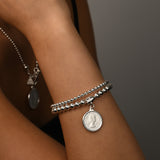 Stretchy Sixpence Coin Bracelet