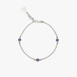 Amethyst Belcher Bracelet