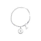 Initial Motherhood Plate Bracelet