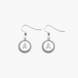 Initial Motherhood Plate Earrings