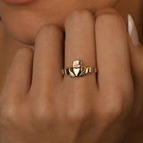 Luxe Claddagh Ring