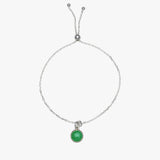 Chrysoprase Round Bracelet