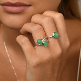 Round Chrysoprase ring (6mm)