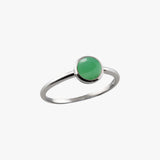 Chrysoprase Round Fine Ring