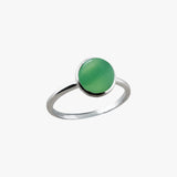 Chrysoprase Round Fine Ring