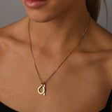 Fine VT Disc & Bar Necklace