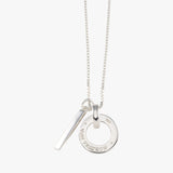 Fine Disc & Bar Necklace