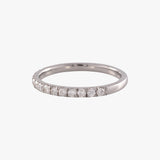Claw-set Diamond Half Eternity Ring (0.45ct)