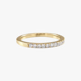 Claw-set Diamond Half Eternity Ring (0.18ct)