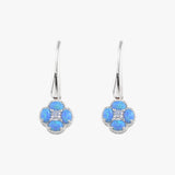 Czelline Opal Clover Drop Earrings