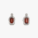 Maeve Garnet Stud Earrings