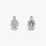 Maeve Sky Blue Topaz Stud Earrings