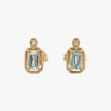 Maeve Sky Blue Topaz Stud Earrings
