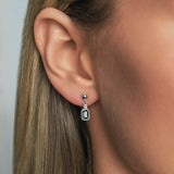 Maeve London Blue Topaz Drop Stud Earrings
