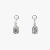 Maeve Sky Blue Topaz Drop Stud Earrings