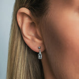 Maeve Sky Blue Topaz Drop Stud Earrings