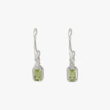 Maeve Peridot Hoop Earrings