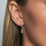 Maeve Peridot Hoop Earrings