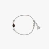 Garnet Pear Bracelet