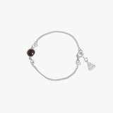 Garnet Round Bracelet