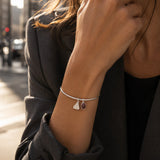 Garnet Oval Bangle