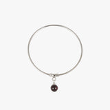 Garnet Art Deco Bangle