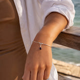 Garnet Art Deco Bangle