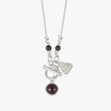 Garnet Toggle Necklace