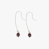 Garnet Drop Earrings