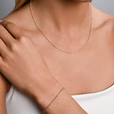 Patterned Cable Chain Bracelet