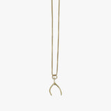 Wishbone Curb Chain Necklace