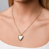 Gold Filled Heart Locket (19mm) Necklace