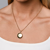 Gold Filled North Star Locket Necklace