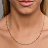 Flat Clip Chain Necklace