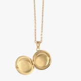 Adjustable Necklace with Round Locket